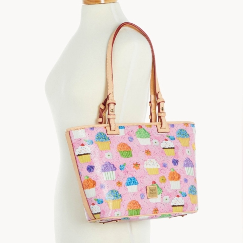 Dooney and Bourke- Limited Edition Cupcake Small Leather Shopper- NWT